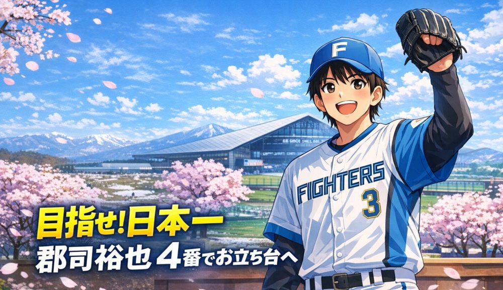 今年のファイターズは本気です。北海道の春、始まります。